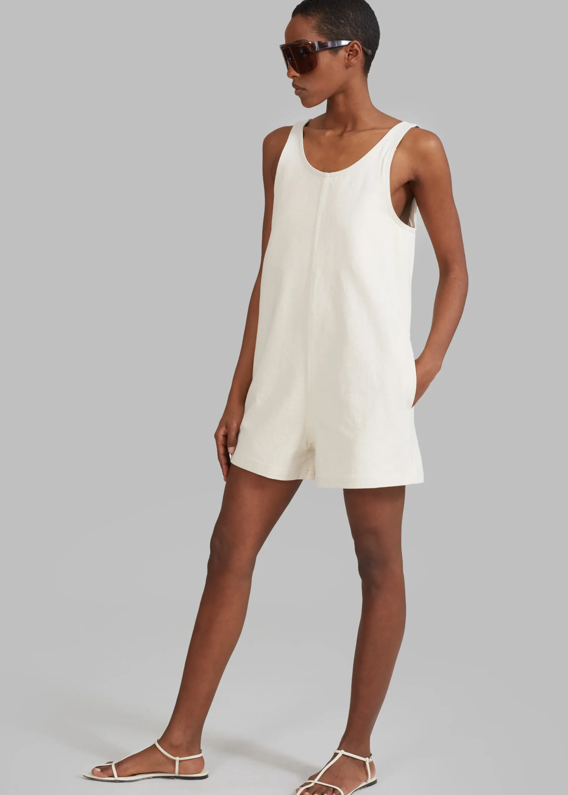 Claris Twill Romper