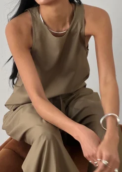 Clay Sleeveless Top