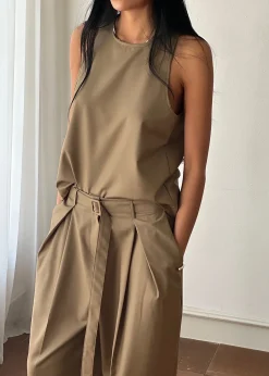 Clay Sleeveless Top