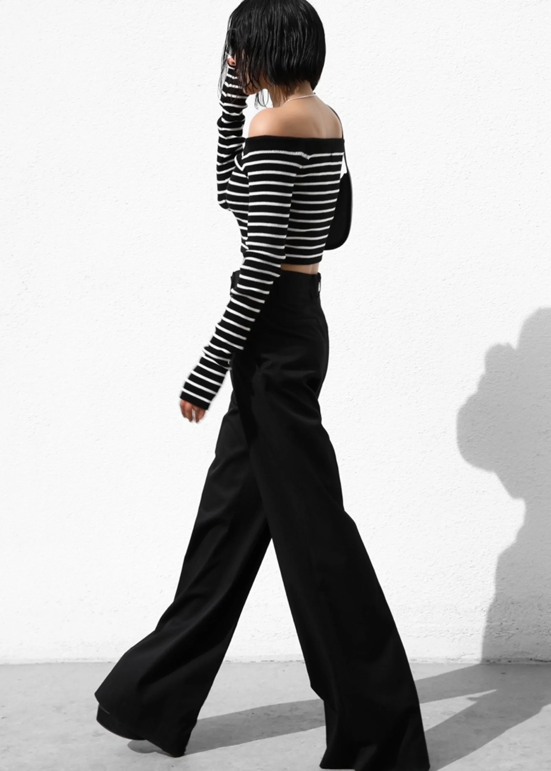 Coco Black Off Shoulder Sweater