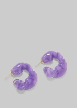 Completedworks Ruffle Bio-Resin Earrings