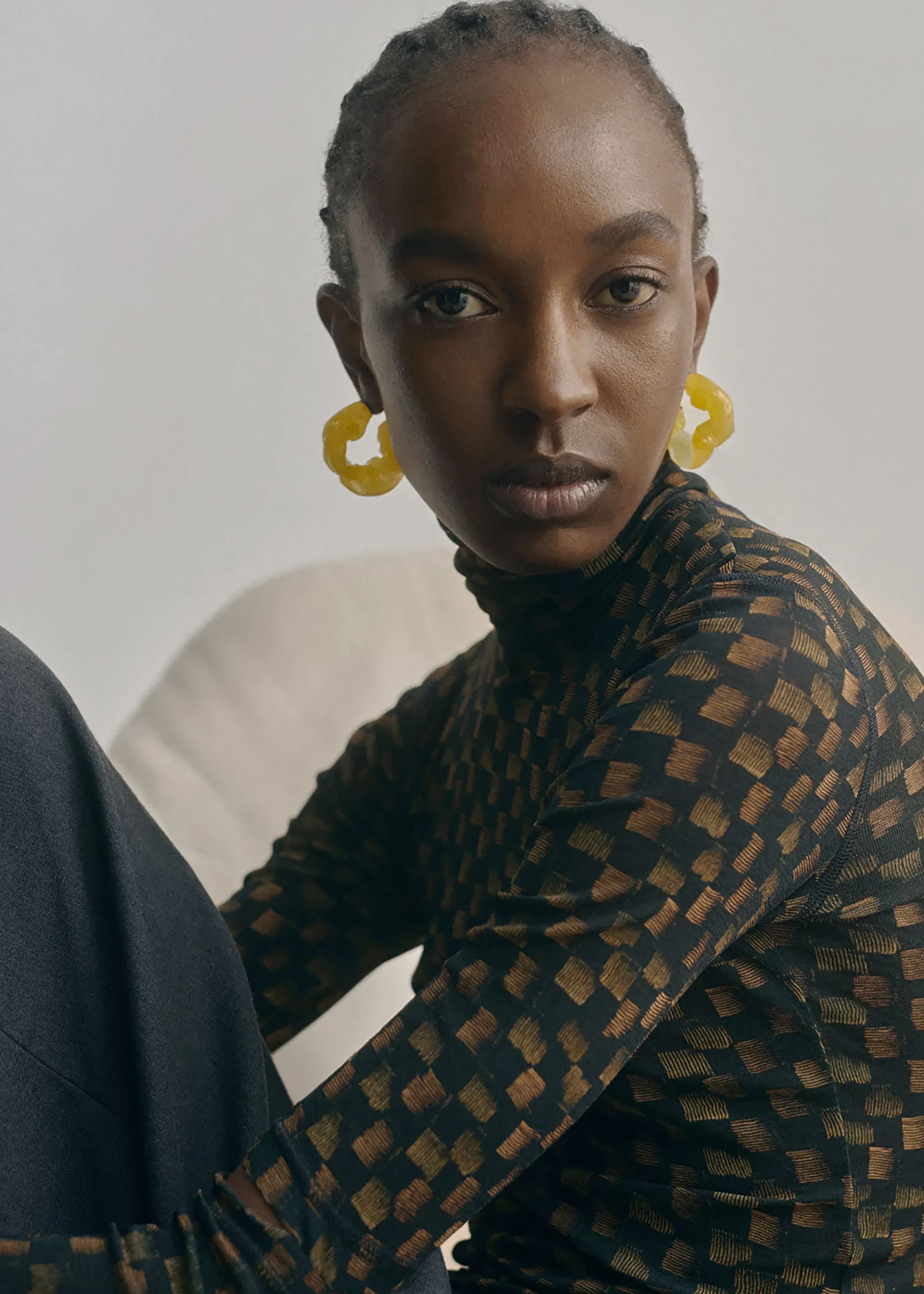 Completedworks Ruffle Bio-Resin Earrings