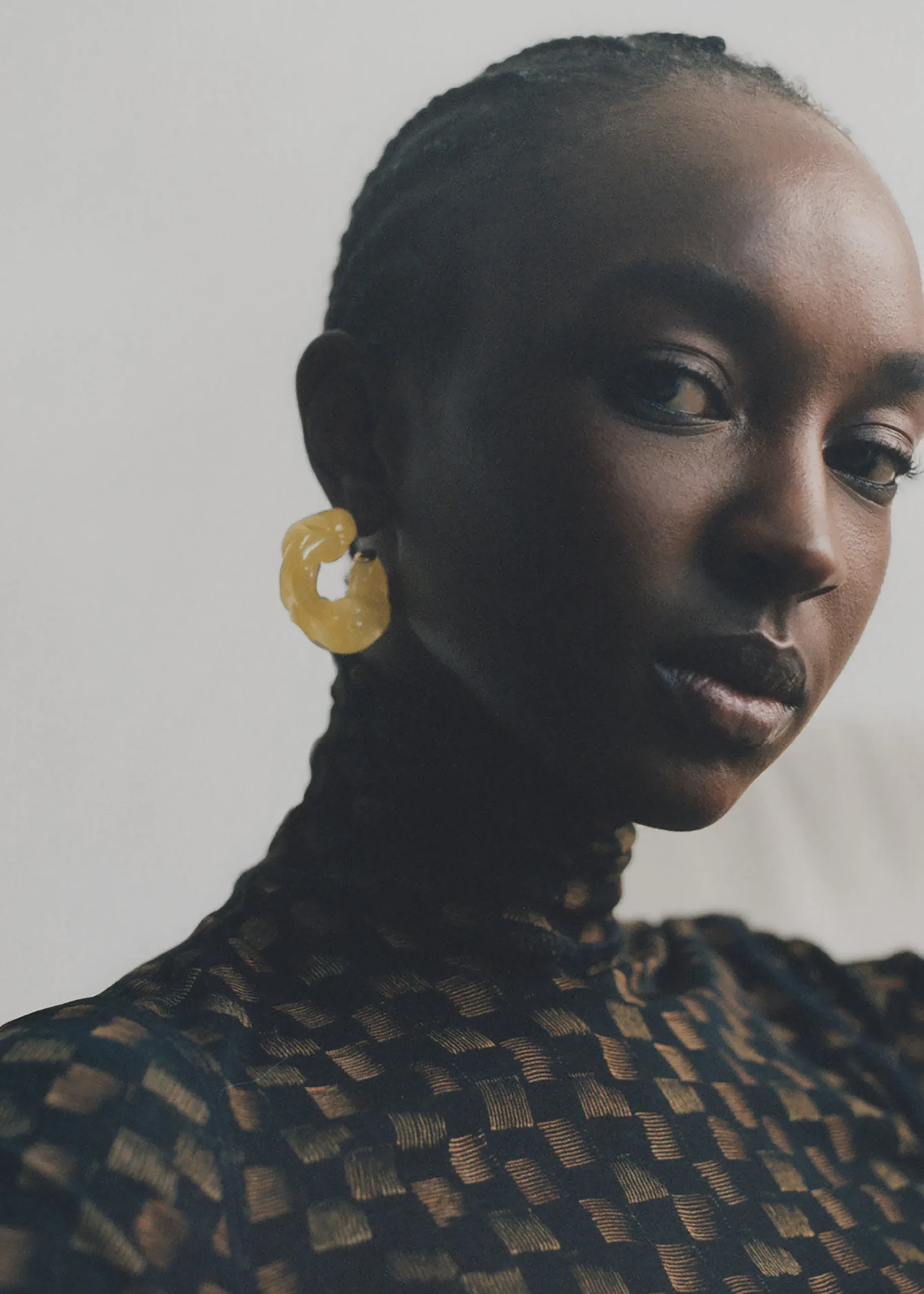 Completedworks Ruffle Bio-Resin Earrings