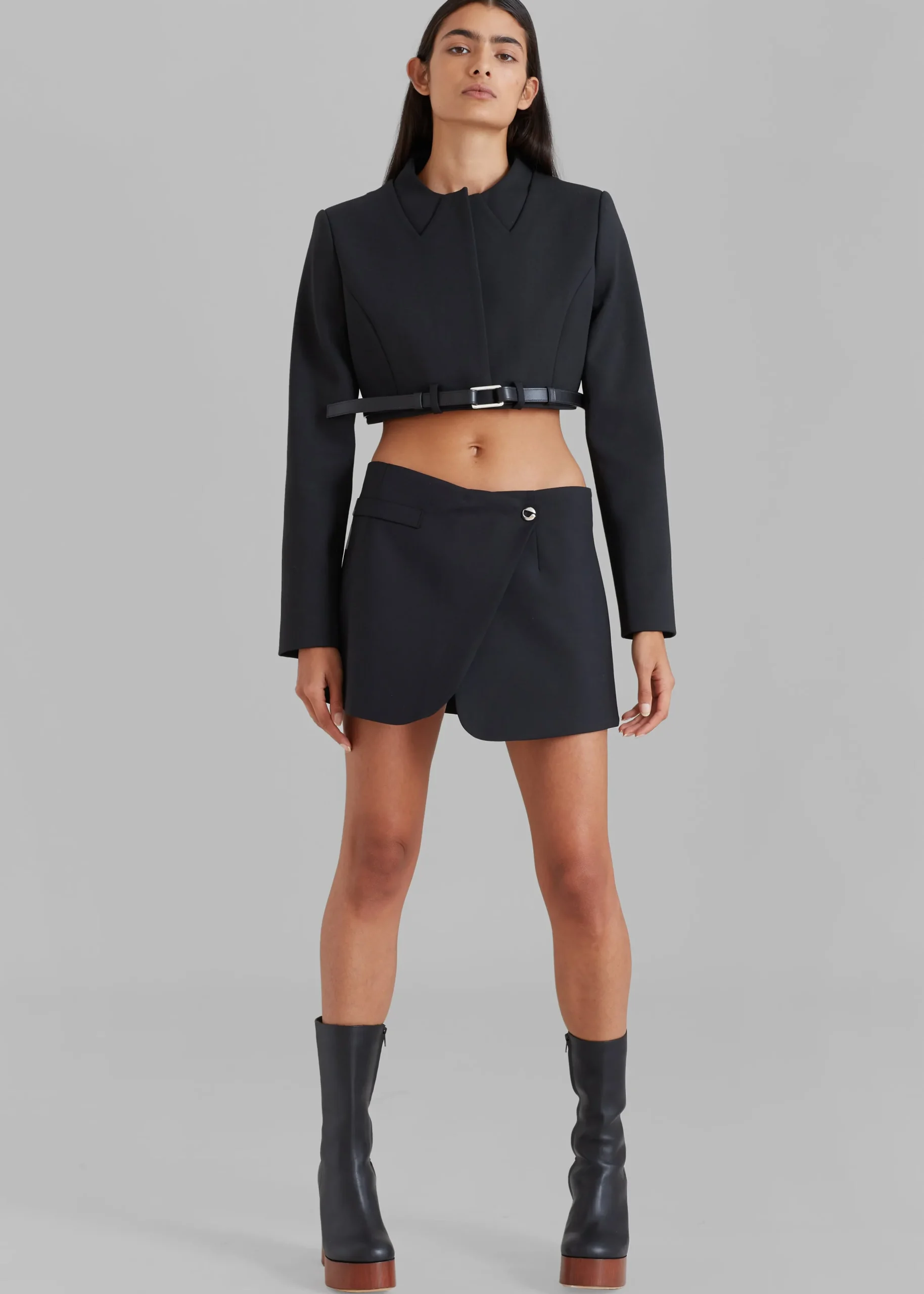 Coperni Cropped Trompe-L'Oeil Jacket
