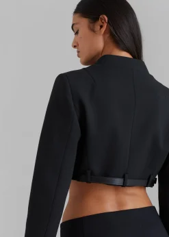 Coperni Cropped Trompe-L'Oeil Jacket