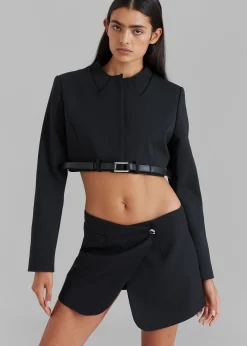 Coperni Cropped Trompe-L'Oeil Jacket