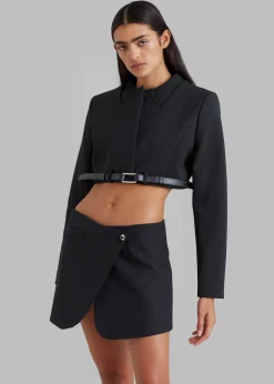 Coperni Cropped Trompe-L'Oeil Jacket