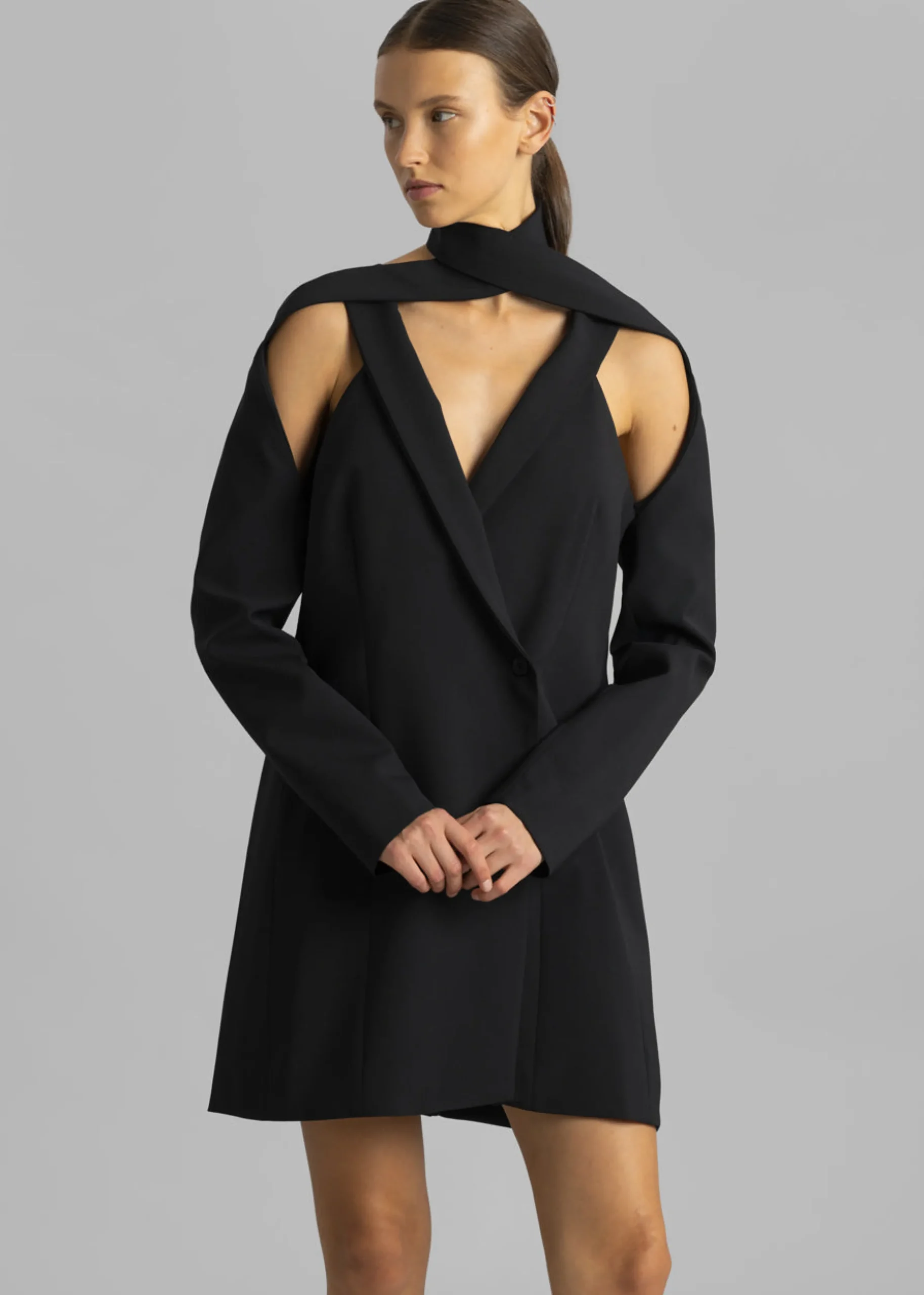 Coperni Cut-Out Tailored Dress