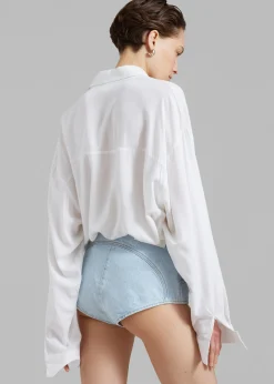 Coperni Denim High-Waisted Briefs