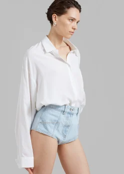 Coperni Denim High-Waisted Briefs