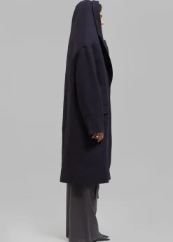 Coperni Hooded Double-Breasted Coat