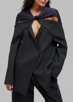 Coperni Twisted Cut-Out Jacket
