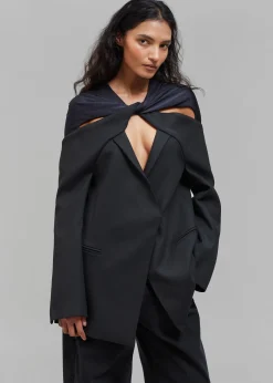 Coperni Twisted Cut-Out Jacket