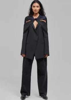 Coperni Twisted Cut-Out Jacket