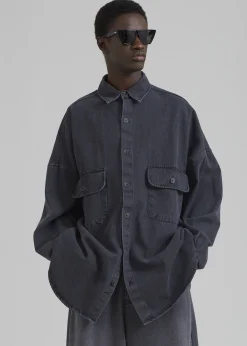 Dallas Men Denim Overshirt