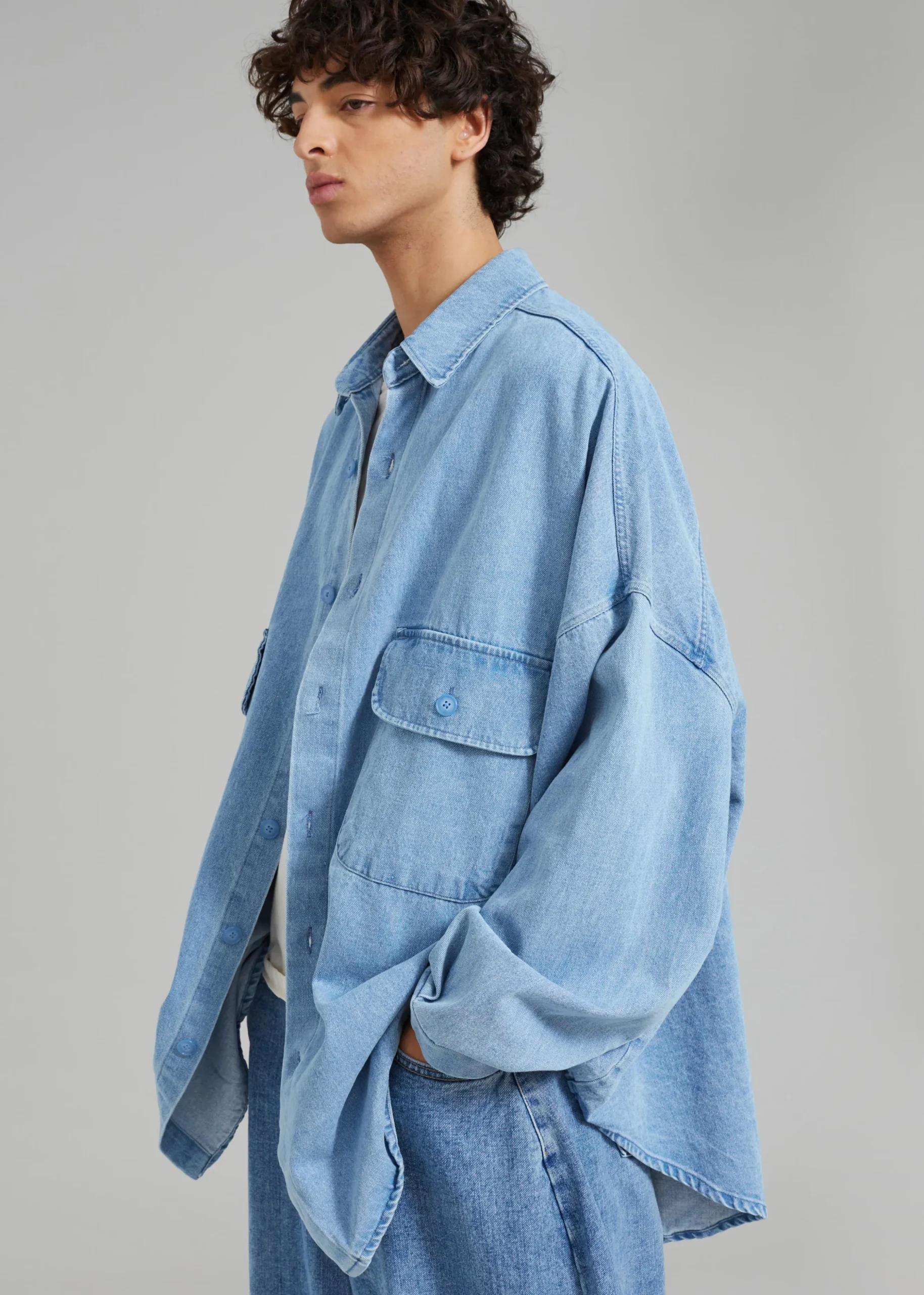 Dallas Men Denim Overshirt
