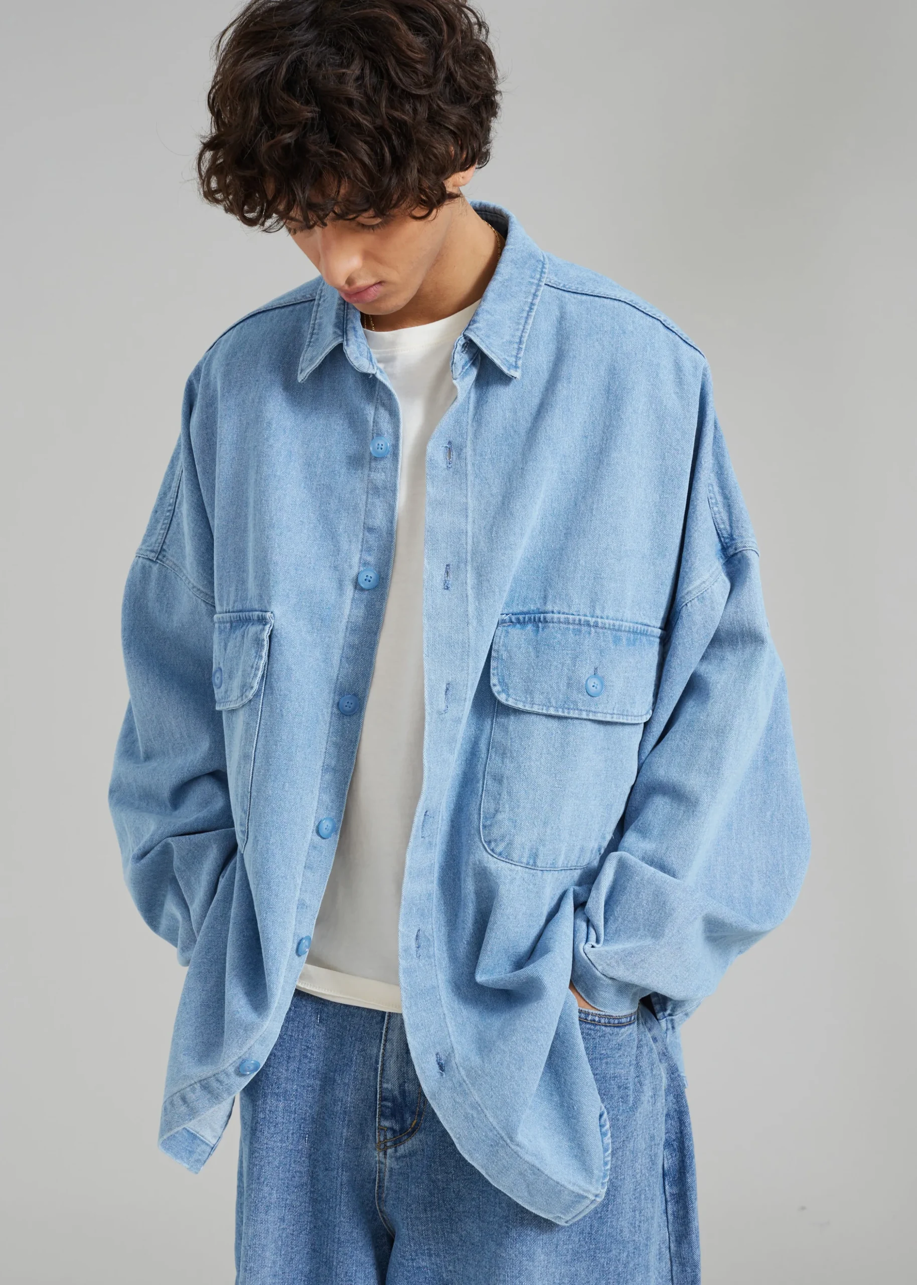 Dallas Men Denim Overshirt