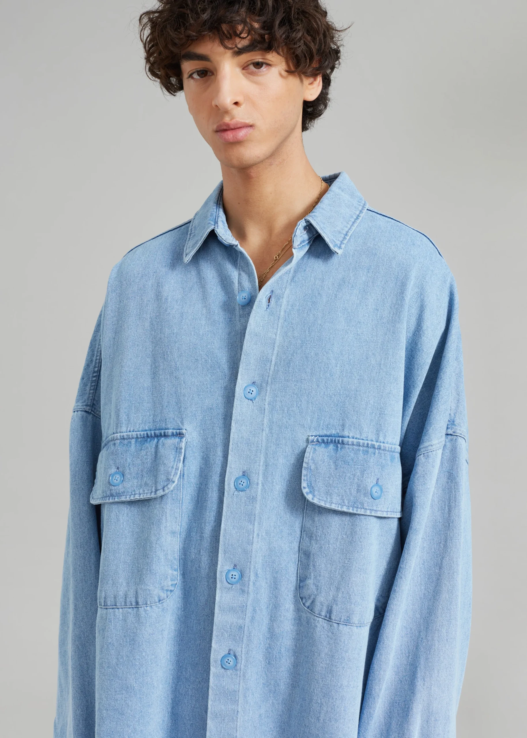 Dallas Men Denim Overshirt
