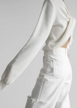 Darcey Twisted Knit Top
