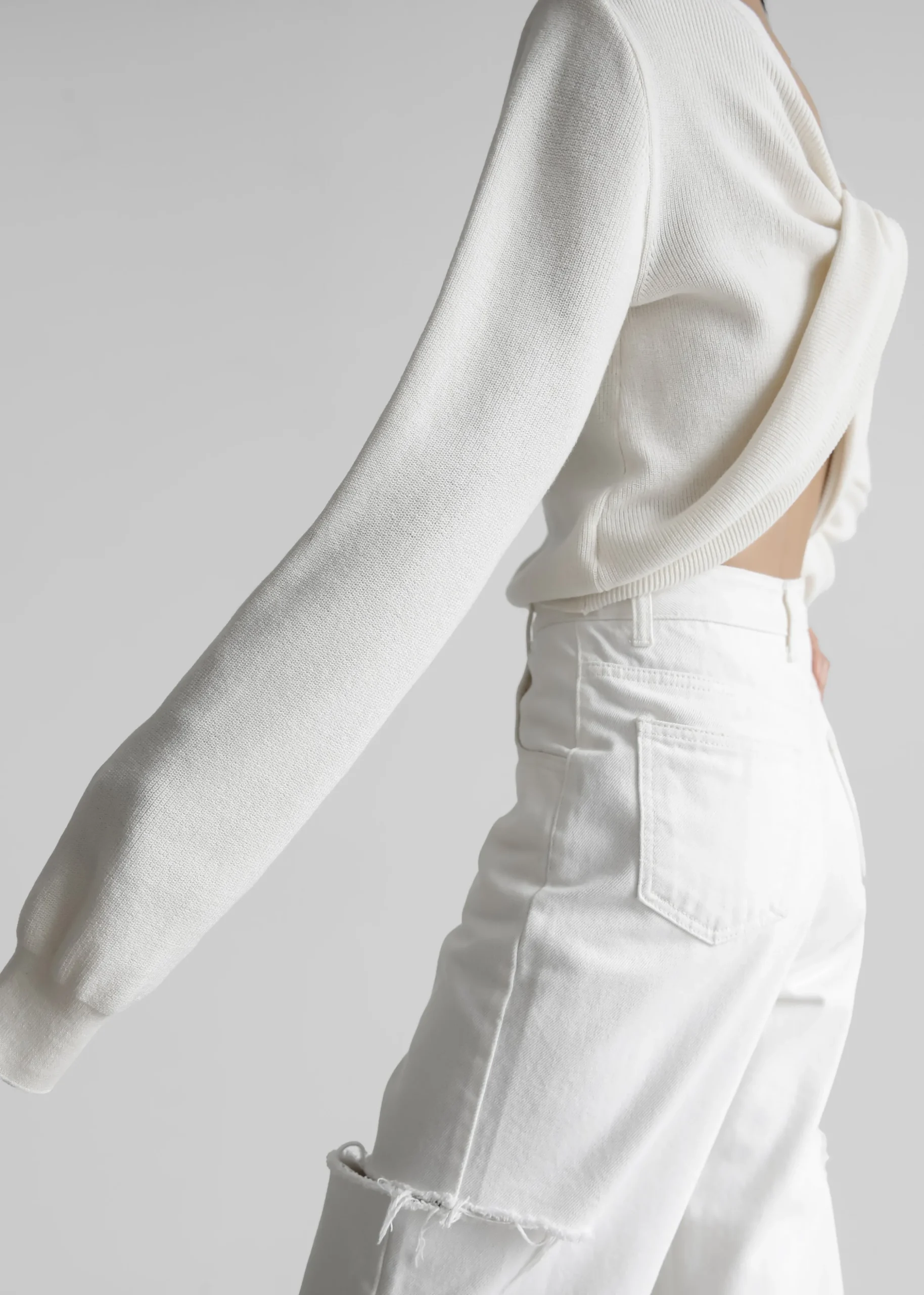 Darcey Twisted Knit Top
