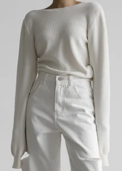Darcey Twisted Knit Top