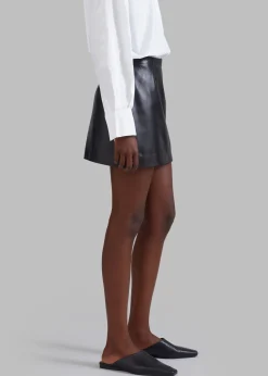Derby Leather Mini Skirt