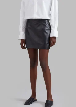Derby Leather Mini Skirt