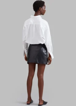 Derby Leather Mini Skirt