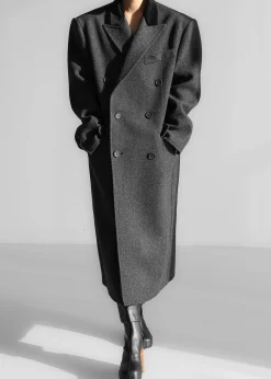 Dolly Contrast Collar Coat