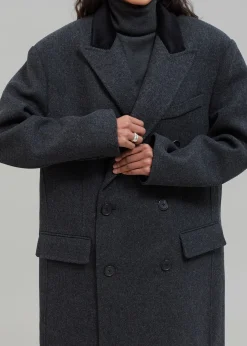 Dolly Contrast Collar Coat