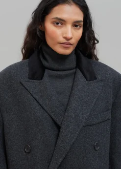 Dolly Contrast Collar Coat