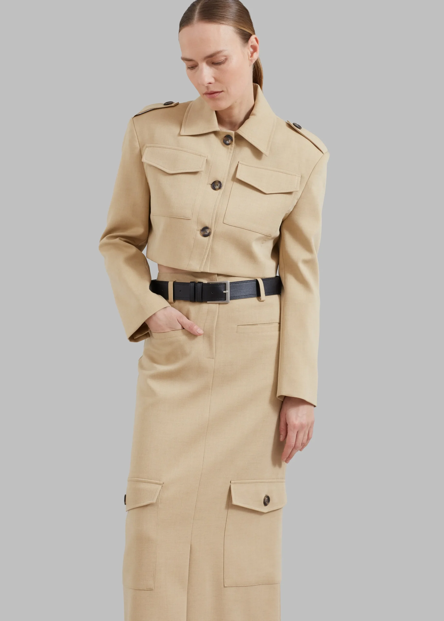 Eden Cropped Cargo Jacket