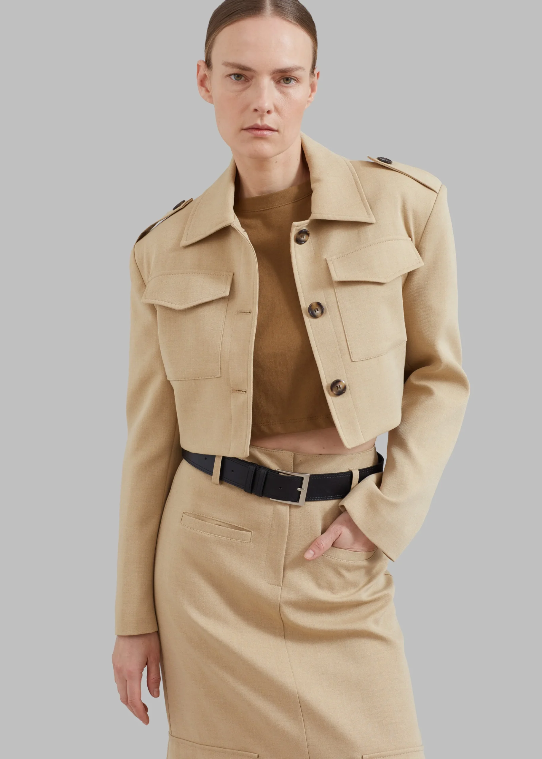 Eden Cropped Cargo Jacket