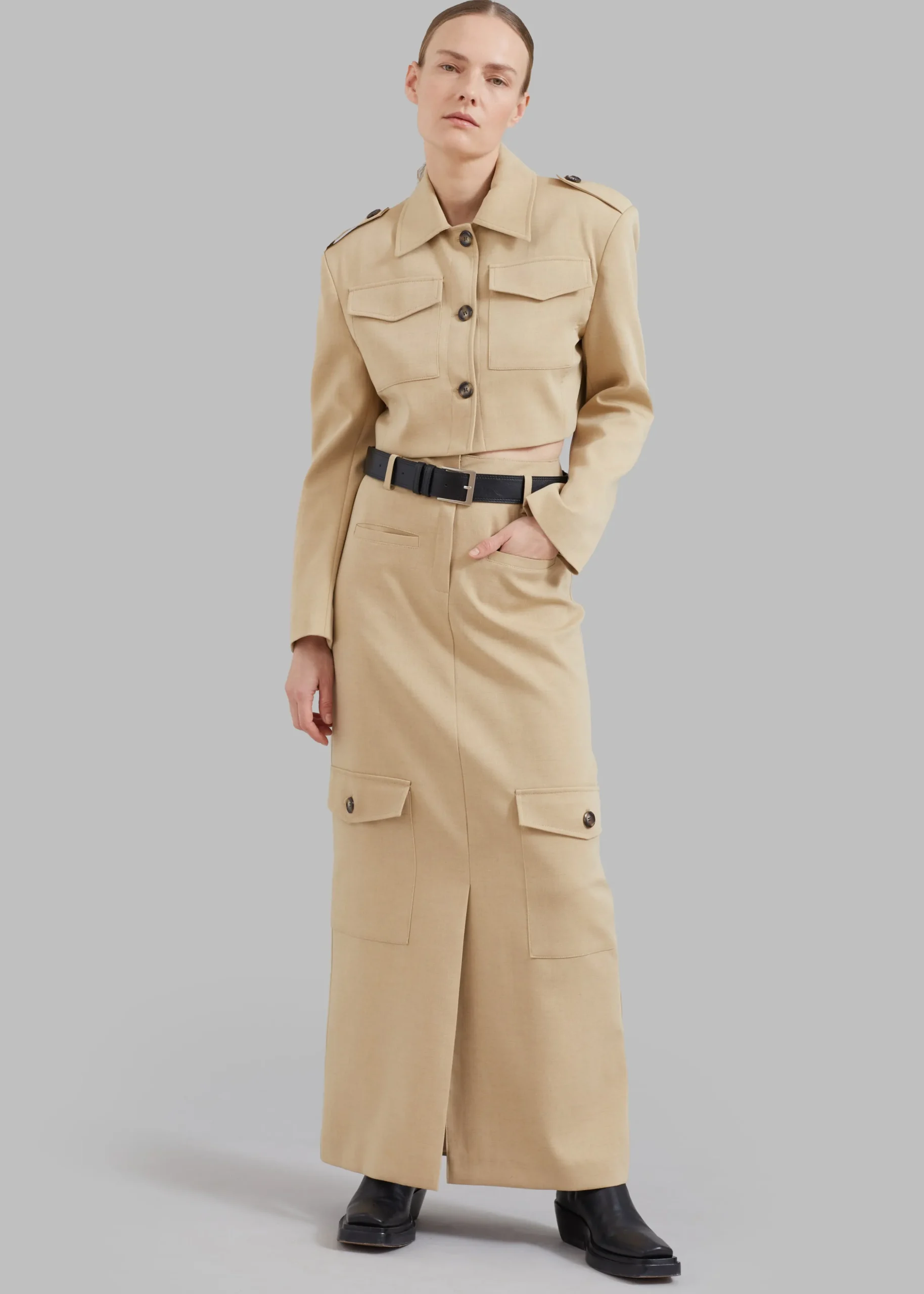 Eden Cropped Cargo Jacket