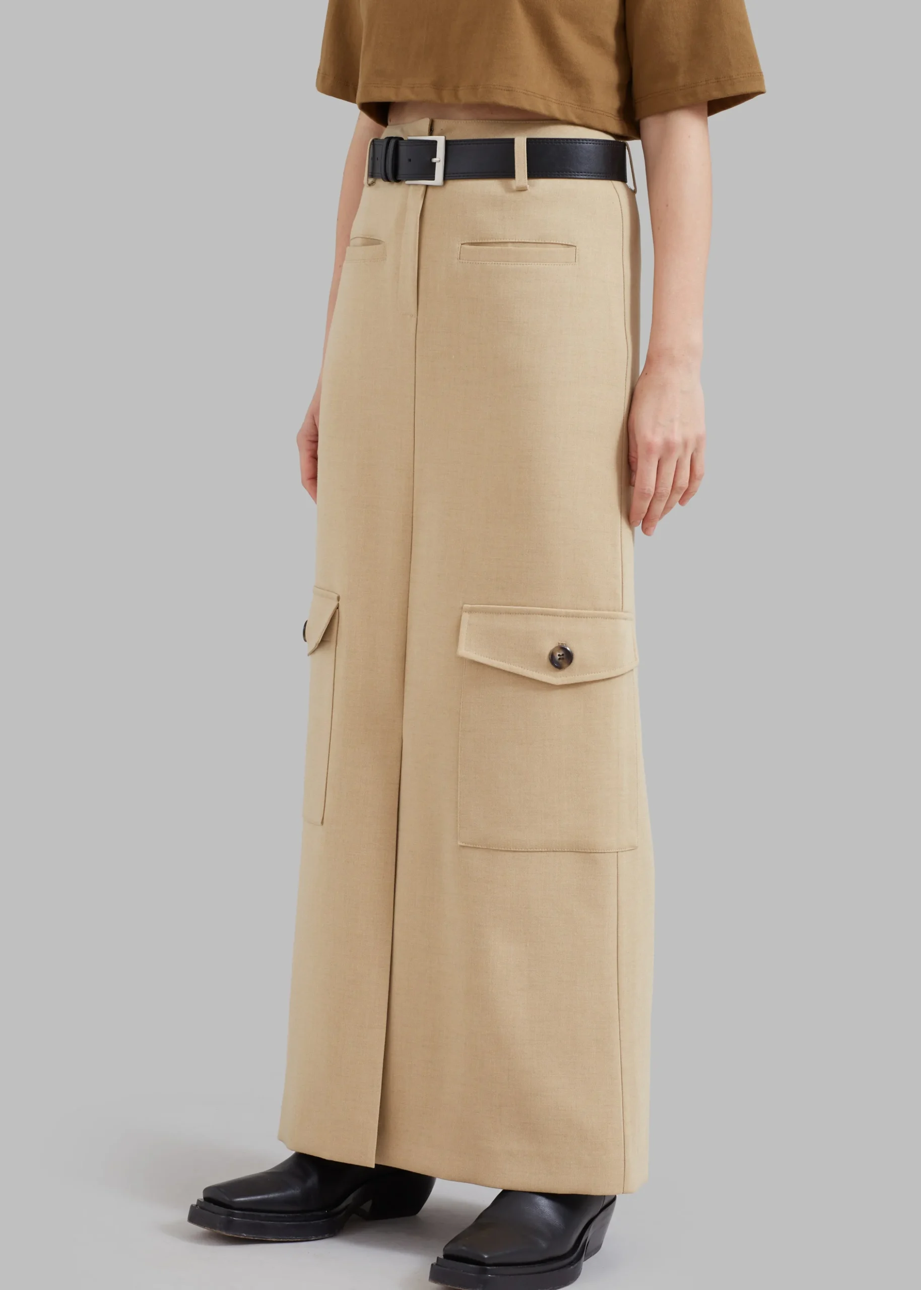 Eden Long Cargo Skirt