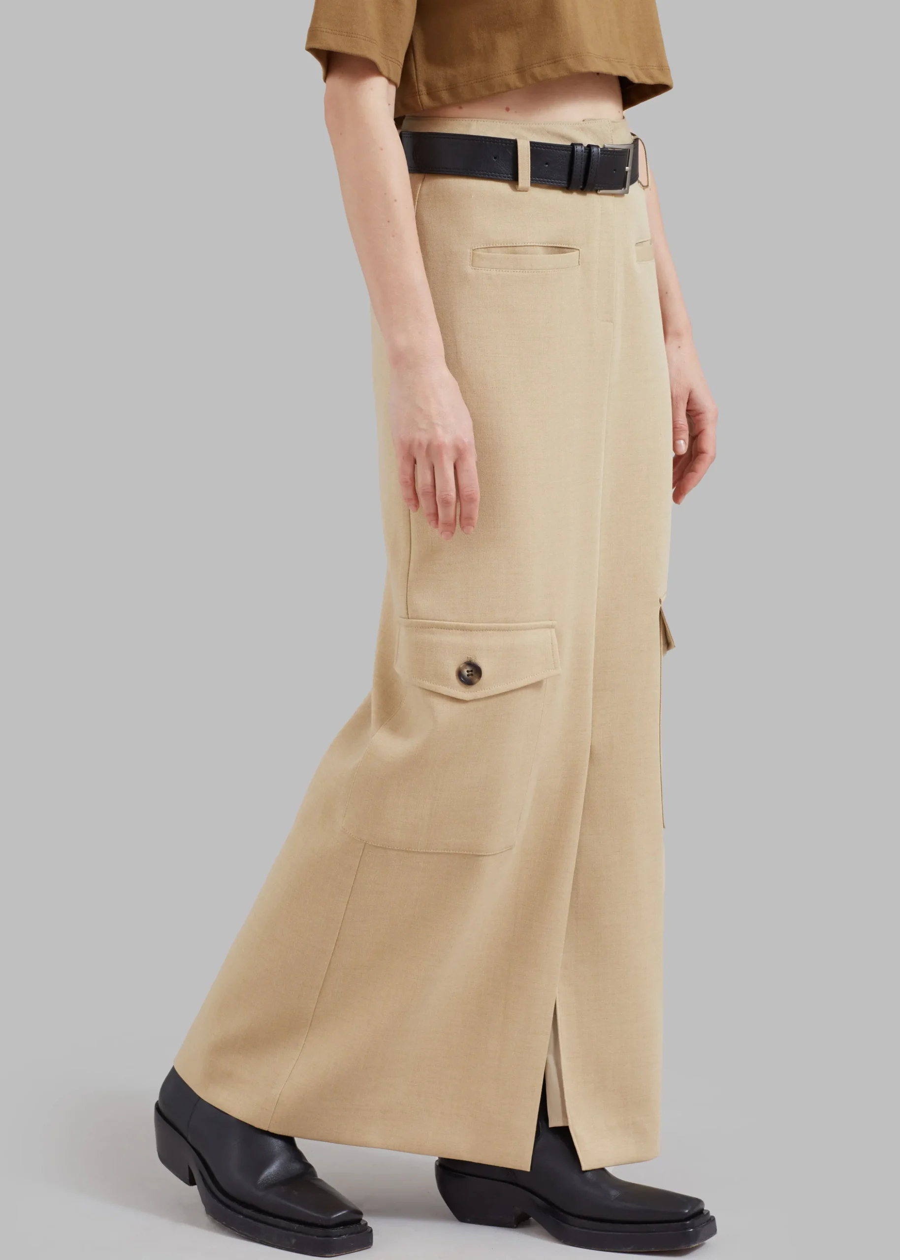 Eden Long Cargo Skirt