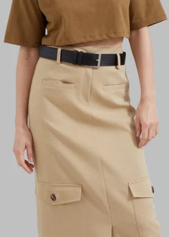 Eden Long Cargo Skirt