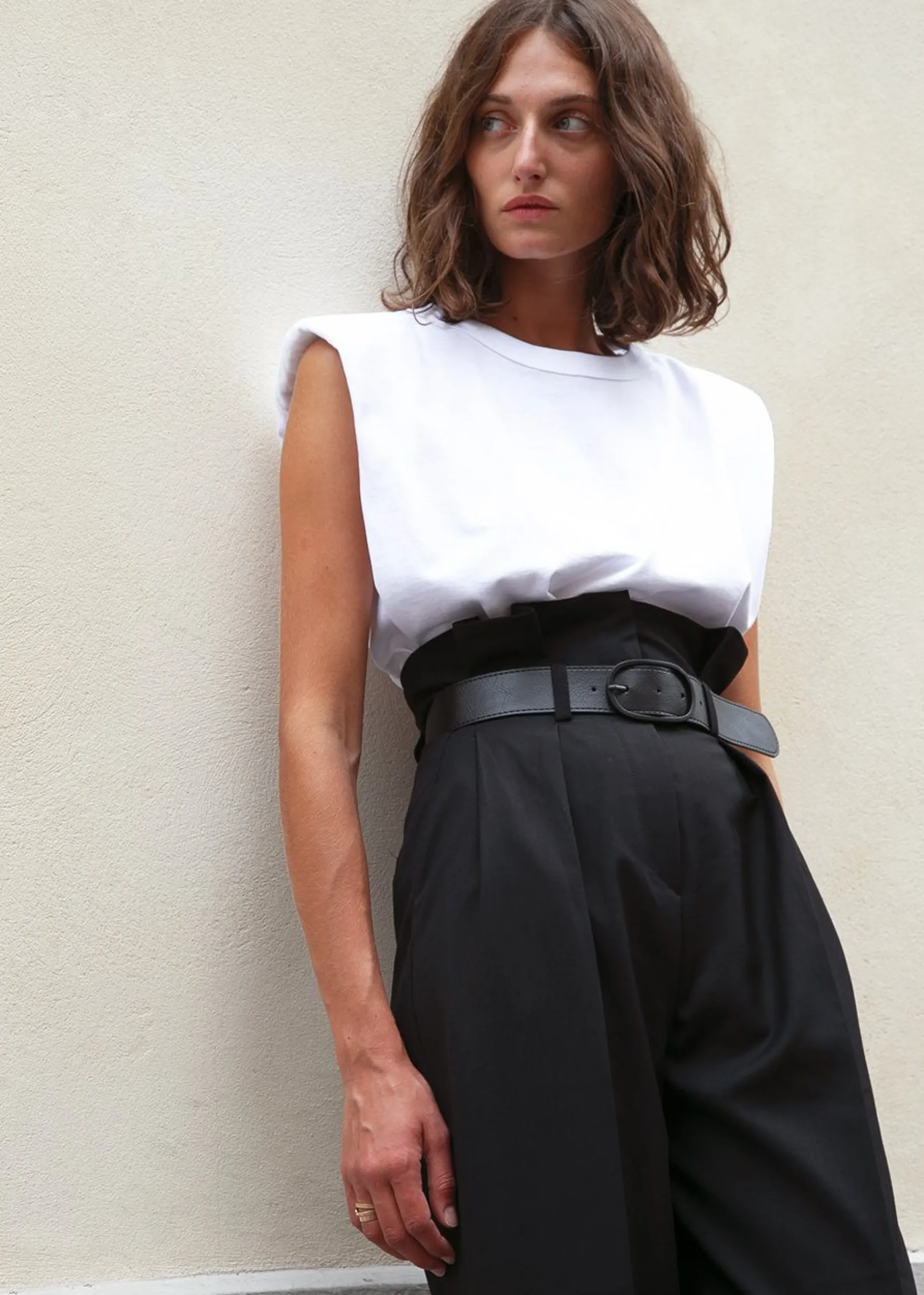 Eva Padded Shoulder Muscle T-Shirt