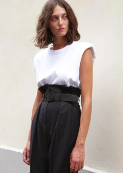Eva Padded Shoulder Muscle T-Shirt