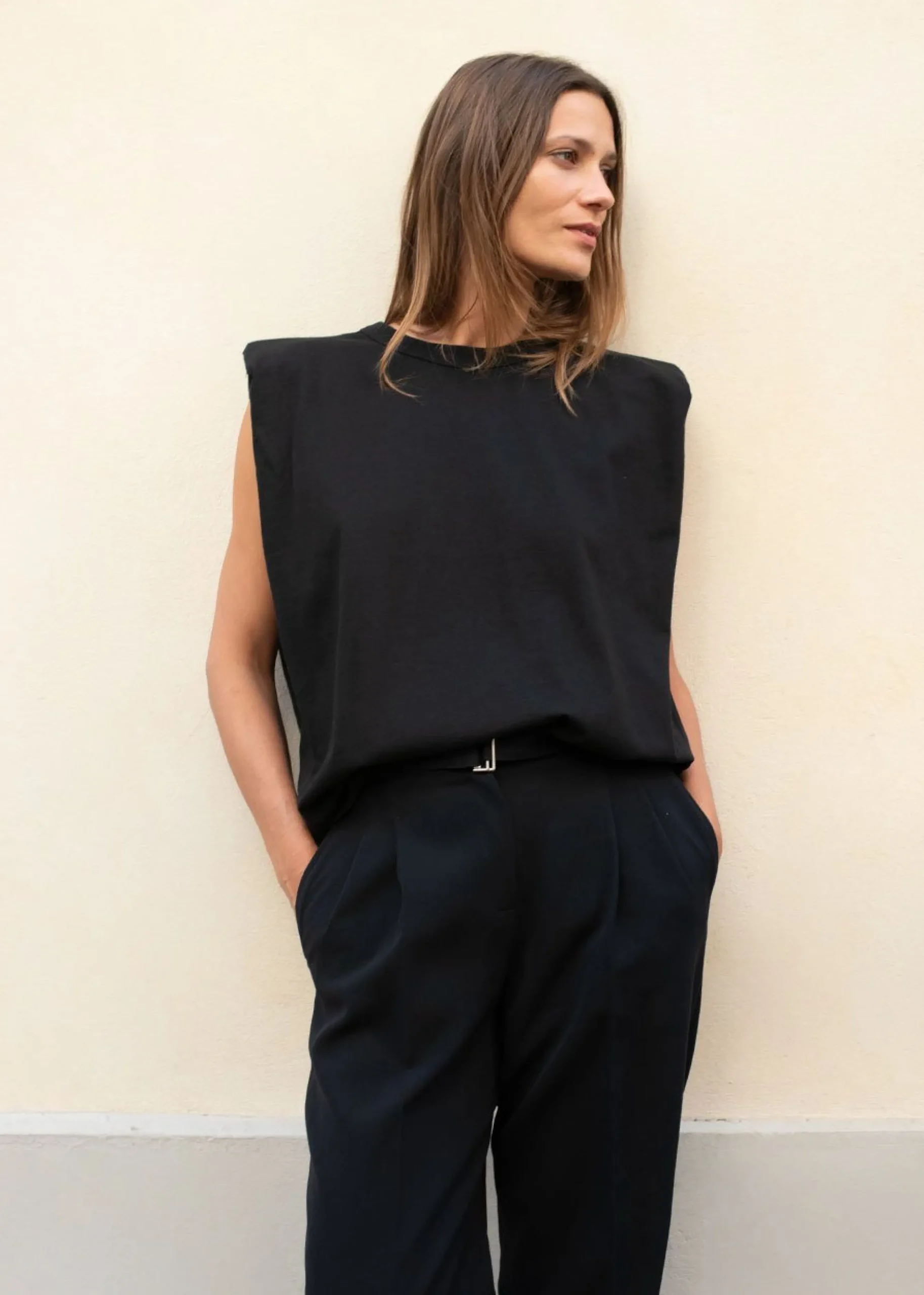 Eva Padded Shoulder Muscle T-Shirt