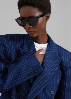 Fargo Oversized Denim Padded Blazer