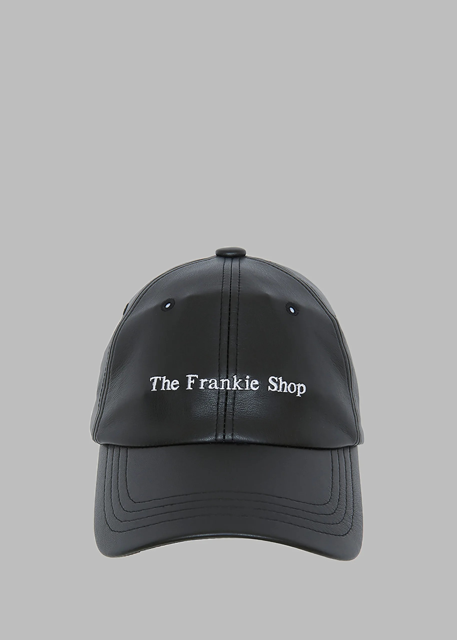 Frankie Faux Leather Baseball Cap
