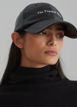 Frankie Faux Leather Baseball Cap