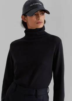 Frankie Faux Leather Baseball Cap