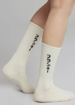 Frankie In Japanese Ribbed Socks