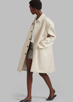 Ghent Padded Shoulder Trench