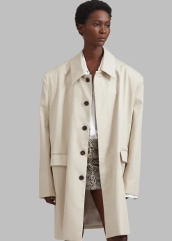 Ghent Padded Shoulder Trench