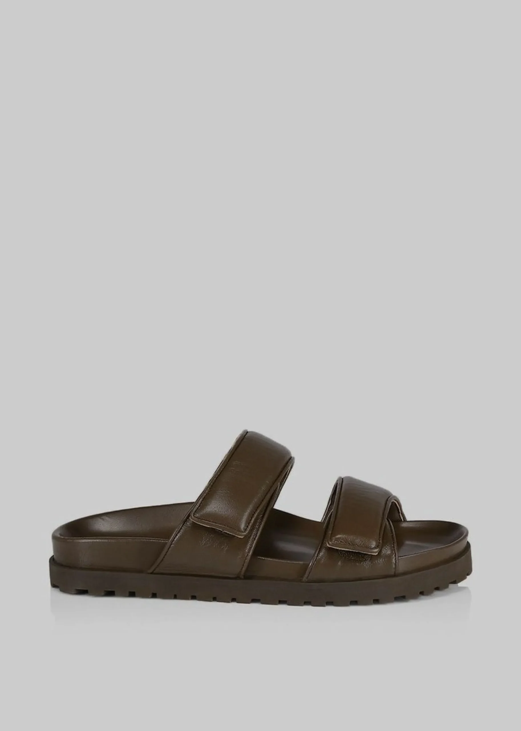 Gia X Pernille Leather Slide Sandals