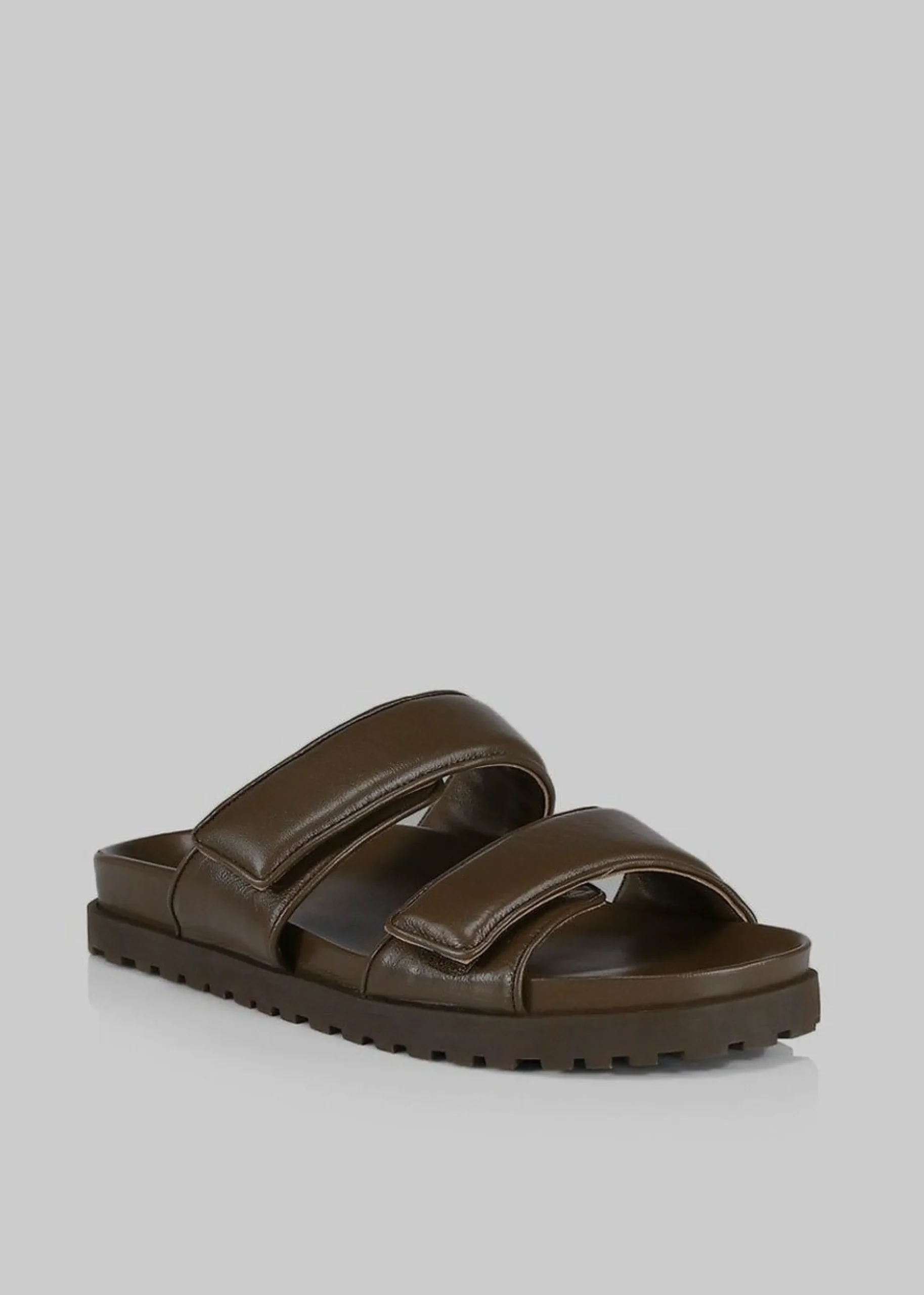 Gia X Pernille Leather Slide Sandals