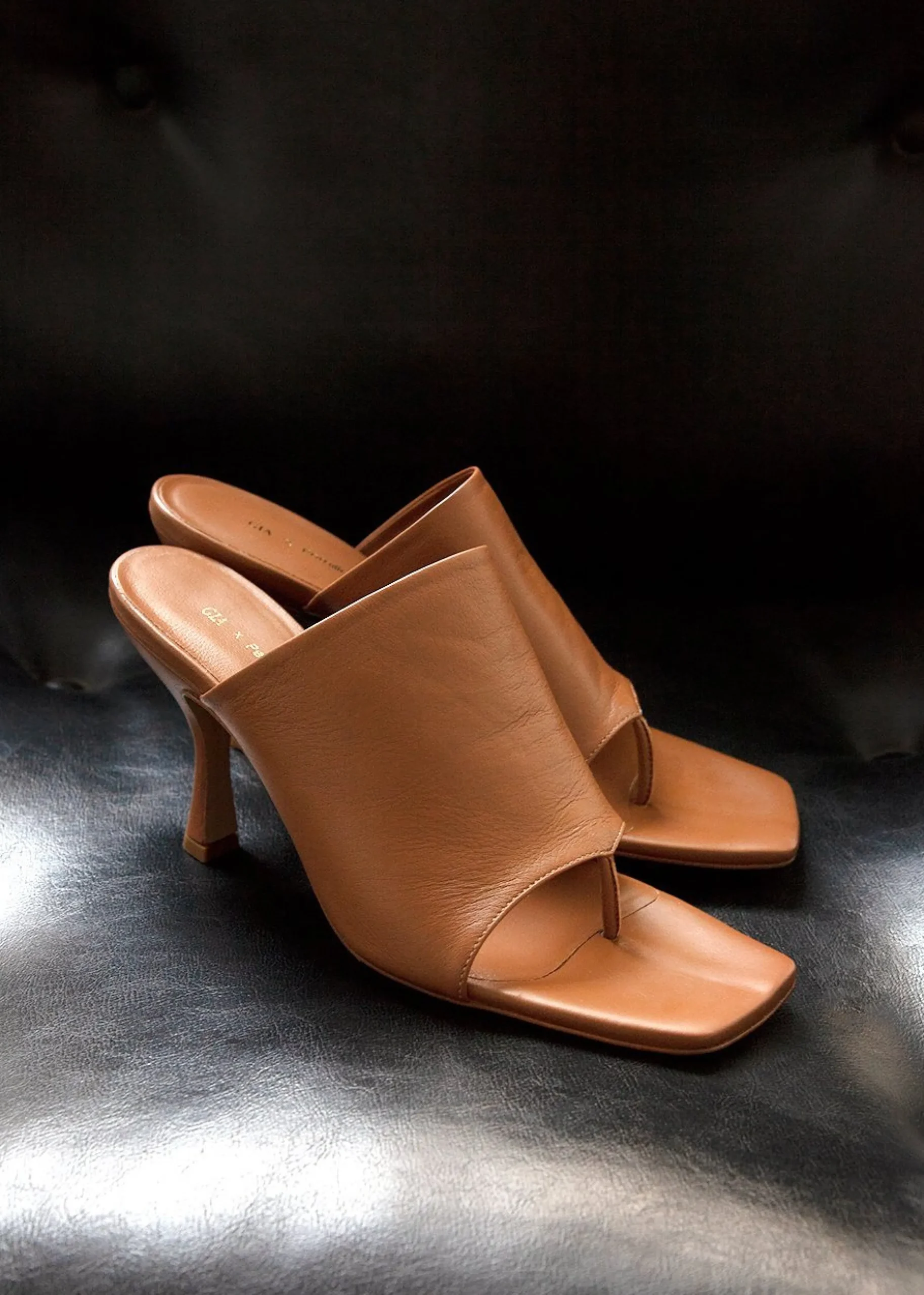 Gia X Pernille Teisbaek Leather Mule Sandal